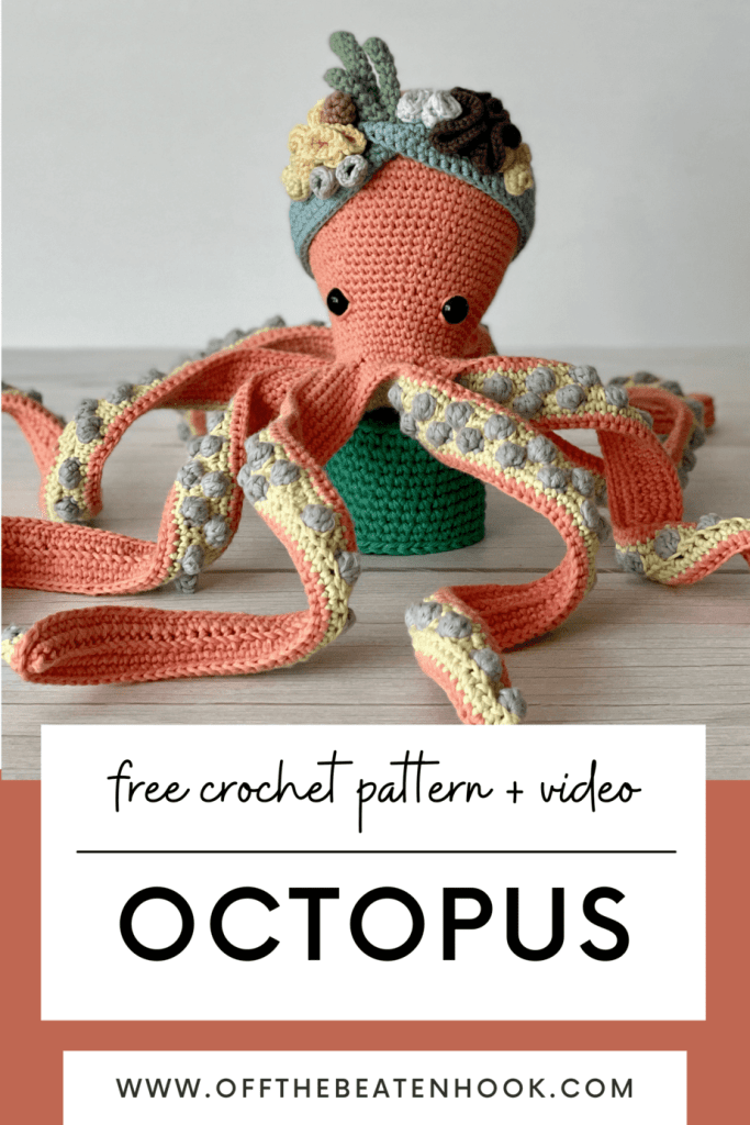 Octopus Crochet Pattern Free Pattern Video Tutorial